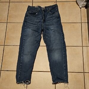 Blue mid rise 80s slim jeans ONLY WORN ONCE